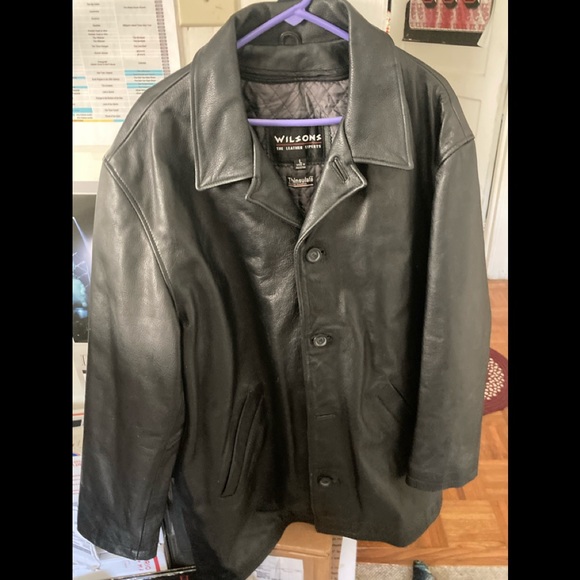 Wilson’s leather men’s leather coat - Picture 1 of 9